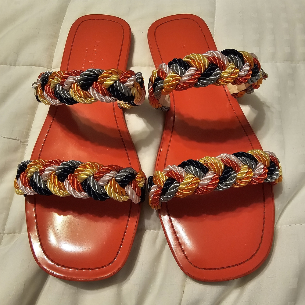 Colorful Braided Women's Sandals size 9.5